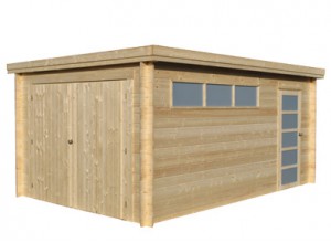 garage abri jardin indenpedant structure bois